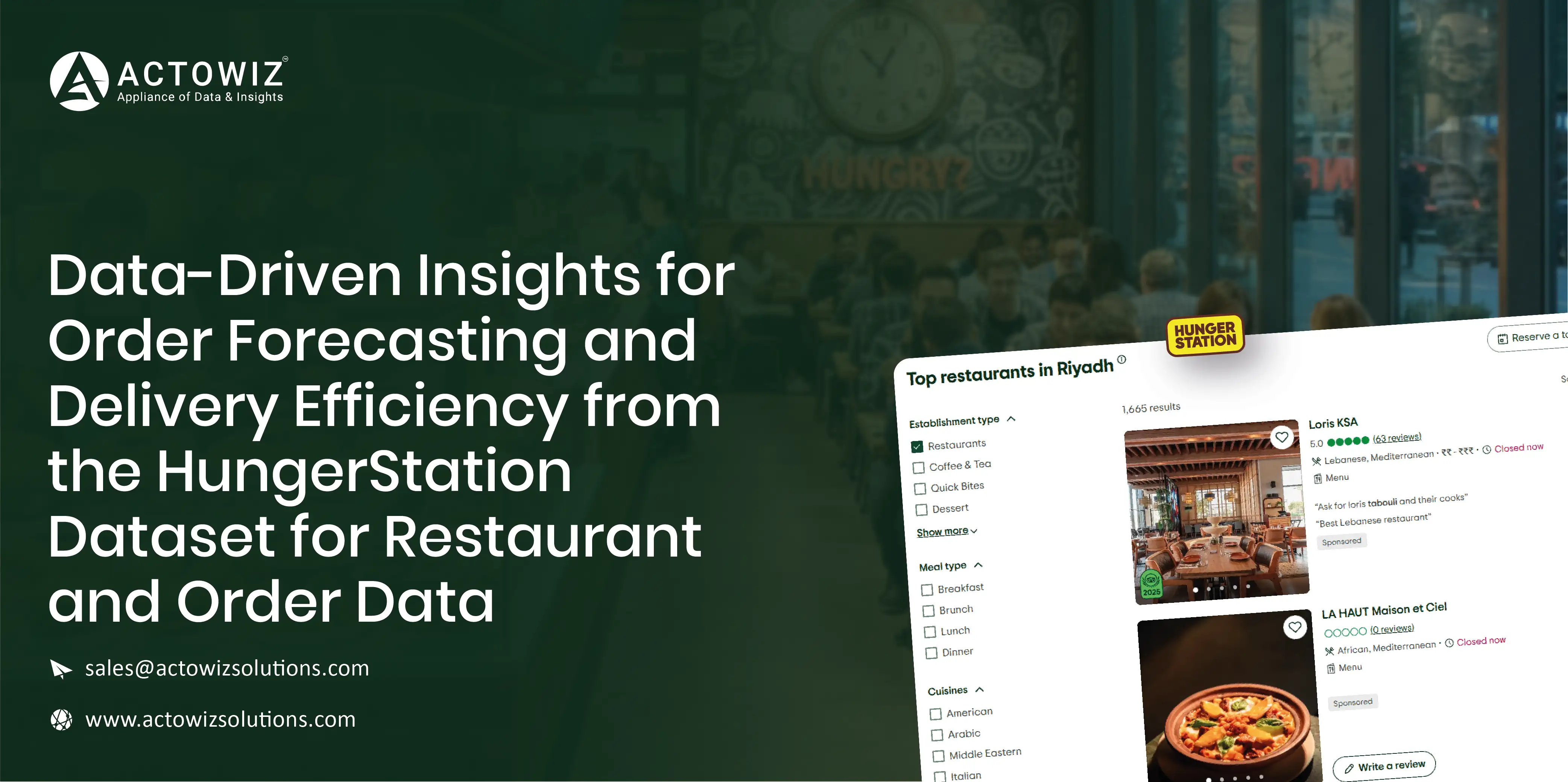 HungerStation Food Delivery Analytics